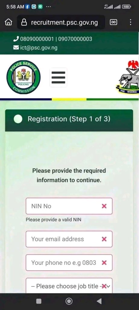 Nigerian Police Recruitment 2025: Complete Application Guide & PSC Portal Requirements