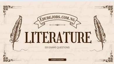 SS1 Literature Exams Questions for Second Term Session