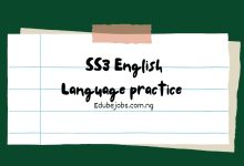 SS3 English Language Third Term Resumption Test | Practice Questions